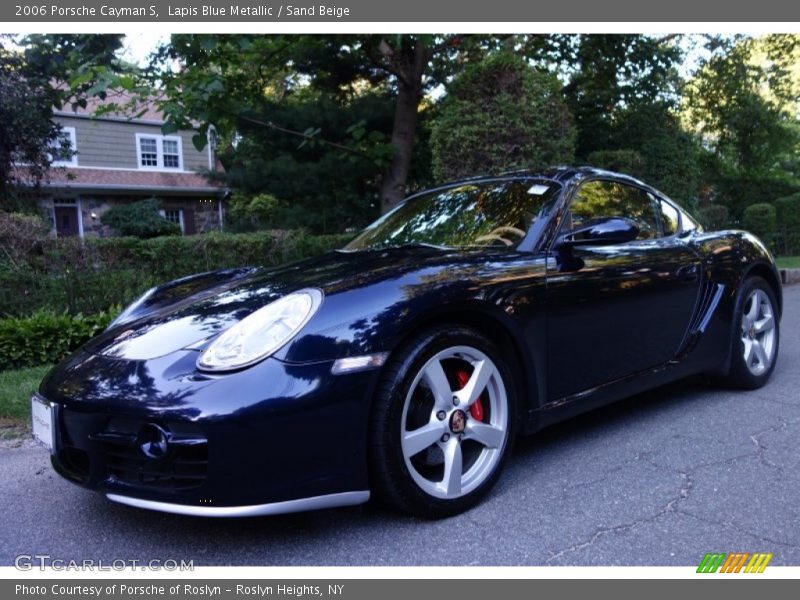 Lapis Blue Metallic / Sand Beige 2006 Porsche Cayman S