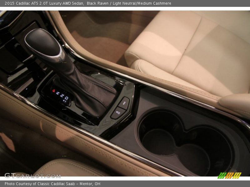 Black Raven / Light Neutral/Medium Cashmere 2015 Cadillac ATS 2.0T Luxury AWD Sedan