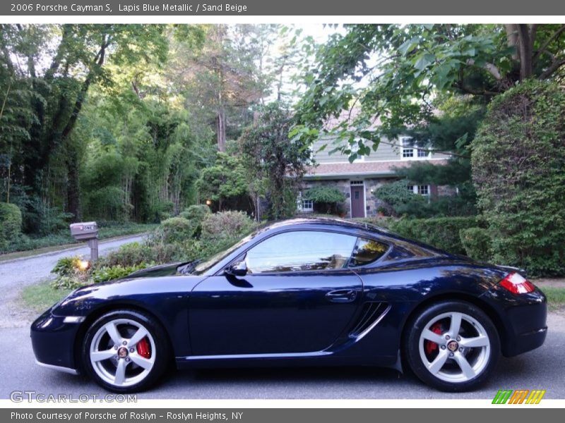 Lapis Blue Metallic / Sand Beige 2006 Porsche Cayman S