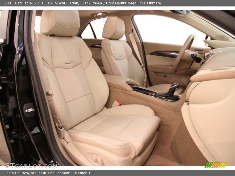 Black Raven / Light Neutral/Medium Cashmere 2015 Cadillac ATS 2.0T Luxury AWD Sedan