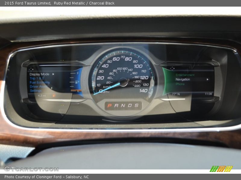 Ruby Red Metallic / Charcoal Black 2015 Ford Taurus Limited