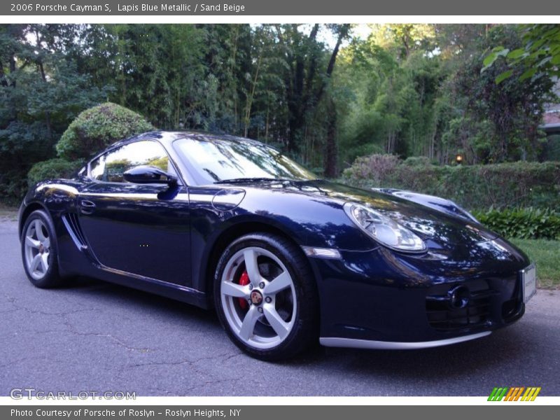 Lapis Blue Metallic / Sand Beige 2006 Porsche Cayman S