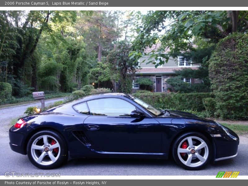 Lapis Blue Metallic / Sand Beige 2006 Porsche Cayman S