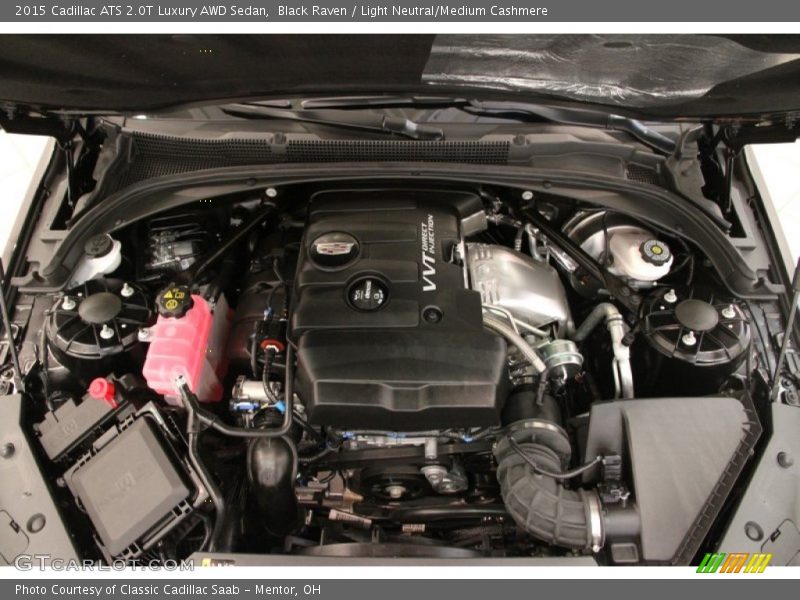 Black Raven / Light Neutral/Medium Cashmere 2015 Cadillac ATS 2.0T Luxury AWD Sedan