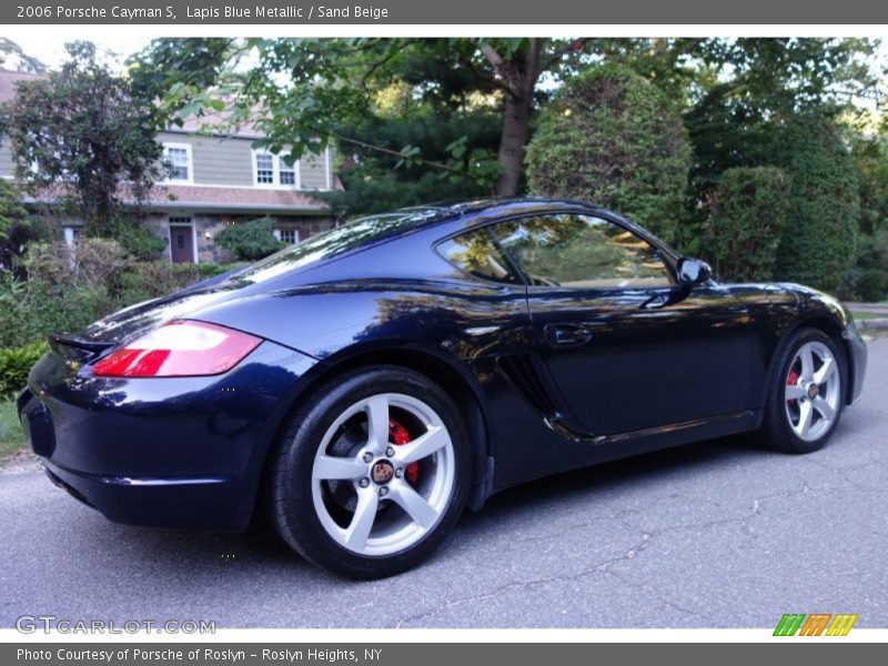 Lapis Blue Metallic / Sand Beige 2006 Porsche Cayman S