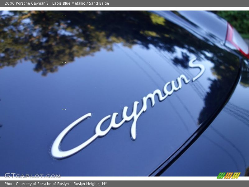 Lapis Blue Metallic / Sand Beige 2006 Porsche Cayman S