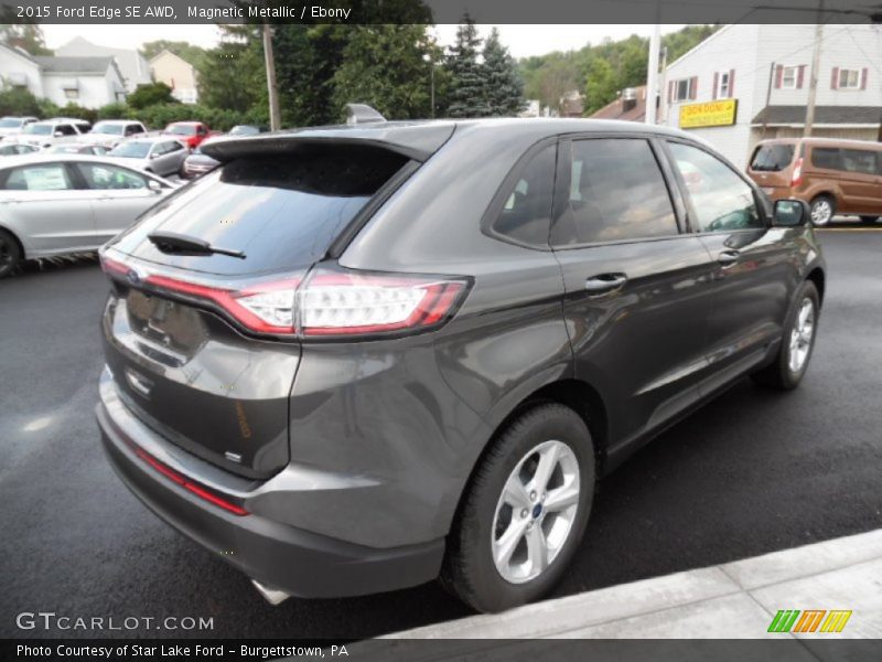 Magnetic Metallic / Ebony 2015 Ford Edge SE AWD