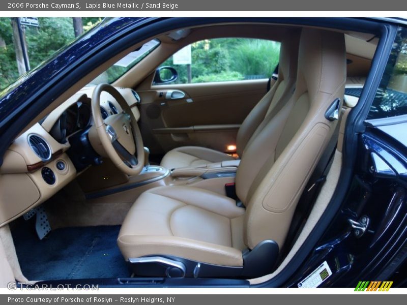 Lapis Blue Metallic / Sand Beige 2006 Porsche Cayman S