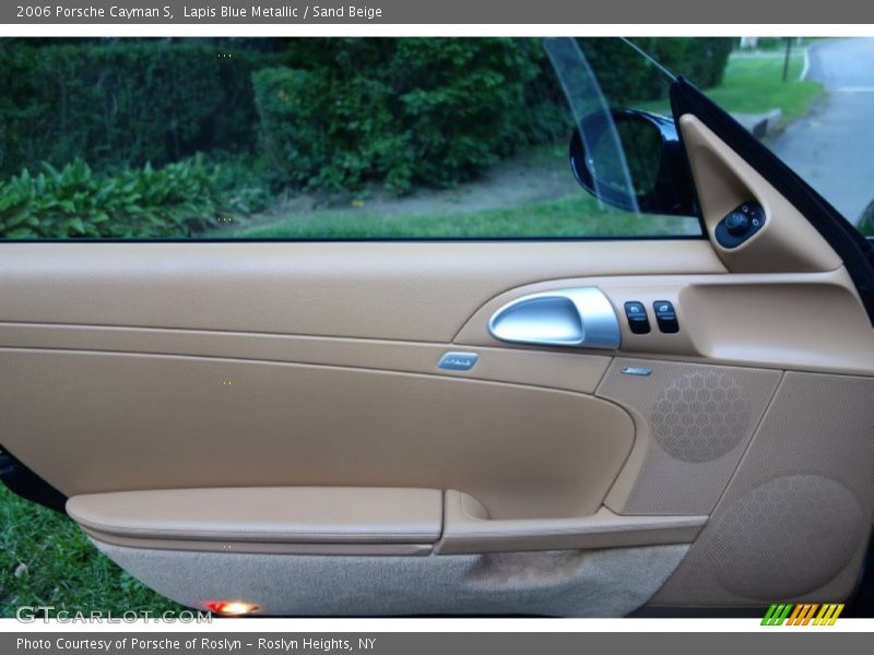 Lapis Blue Metallic / Sand Beige 2006 Porsche Cayman S
