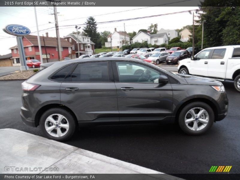 Magnetic Metallic / Ebony 2015 Ford Edge SE AWD