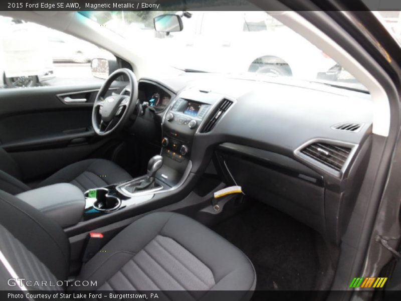 Magnetic Metallic / Ebony 2015 Ford Edge SE AWD