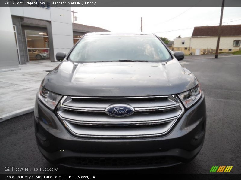 Magnetic Metallic / Ebony 2015 Ford Edge SE AWD