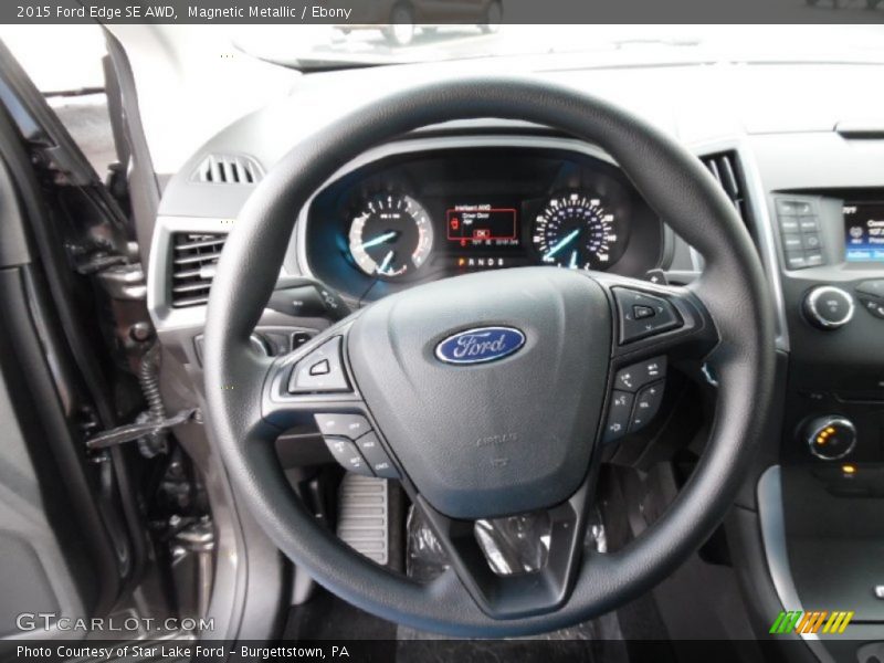 Magnetic Metallic / Ebony 2015 Ford Edge SE AWD