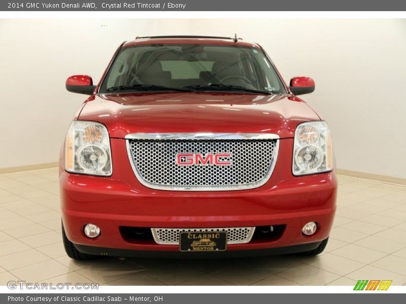 Crystal Red Tintcoat / Ebony 2014 GMC Yukon Denali AWD