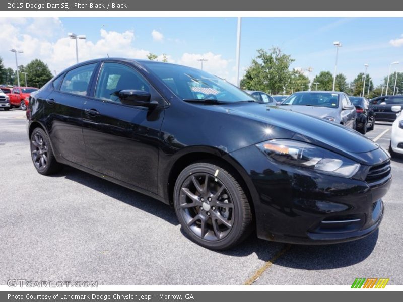 Pitch Black / Black 2015 Dodge Dart SE