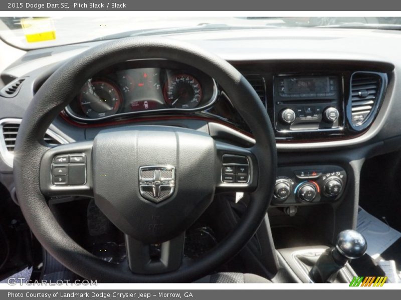 Pitch Black / Black 2015 Dodge Dart SE