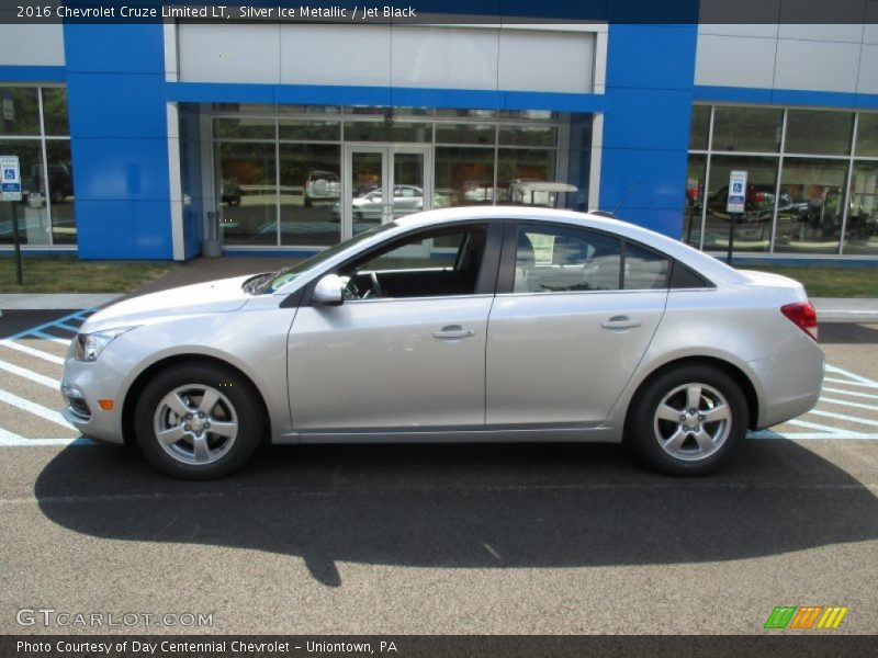 Silver Ice Metallic / Jet Black 2016 Chevrolet Cruze Limited LT