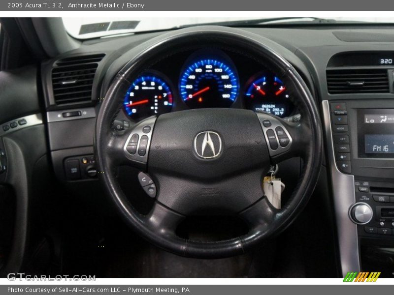 Anthracite Metallic / Ebony 2005 Acura TL 3.2