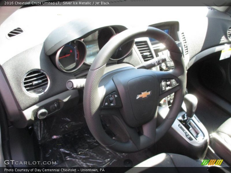 Silver Ice Metallic / Jet Black 2016 Chevrolet Cruze Limited LT