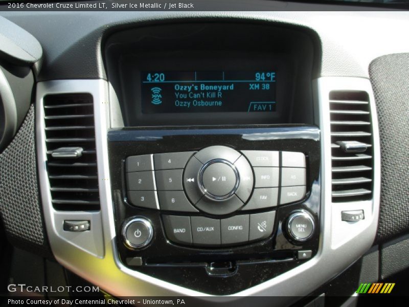 Silver Ice Metallic / Jet Black 2016 Chevrolet Cruze Limited LT