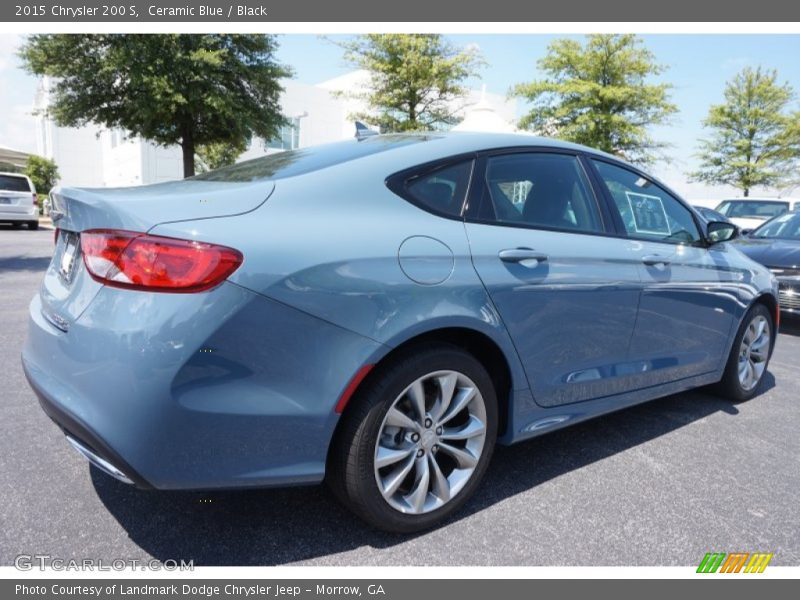 Ceramic Blue / Black 2015 Chrysler 200 S