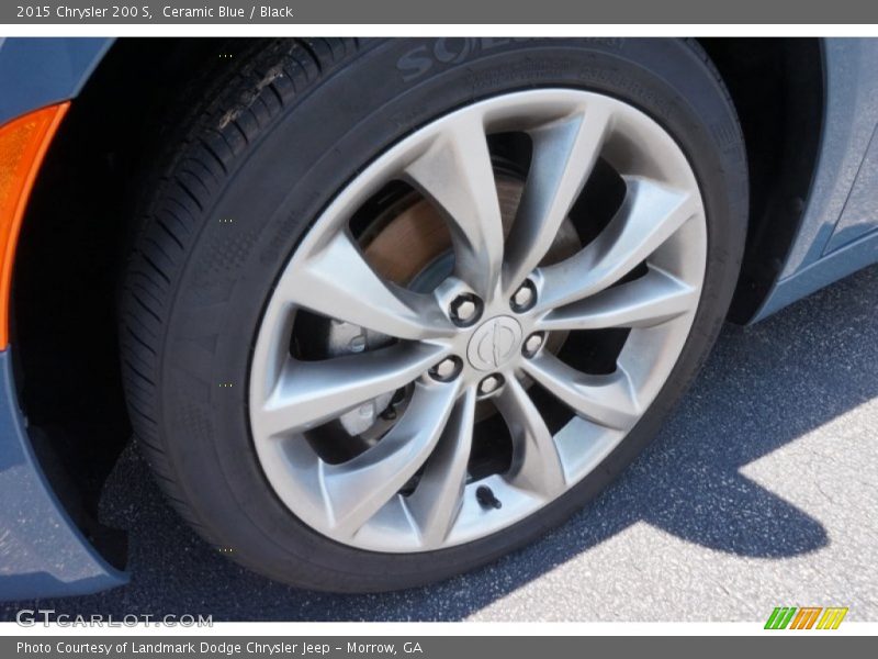 Ceramic Blue / Black 2015 Chrysler 200 S