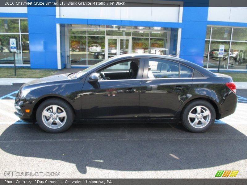 Black Granite Metallic / Jet Black 2016 Chevrolet Cruze Limited LT