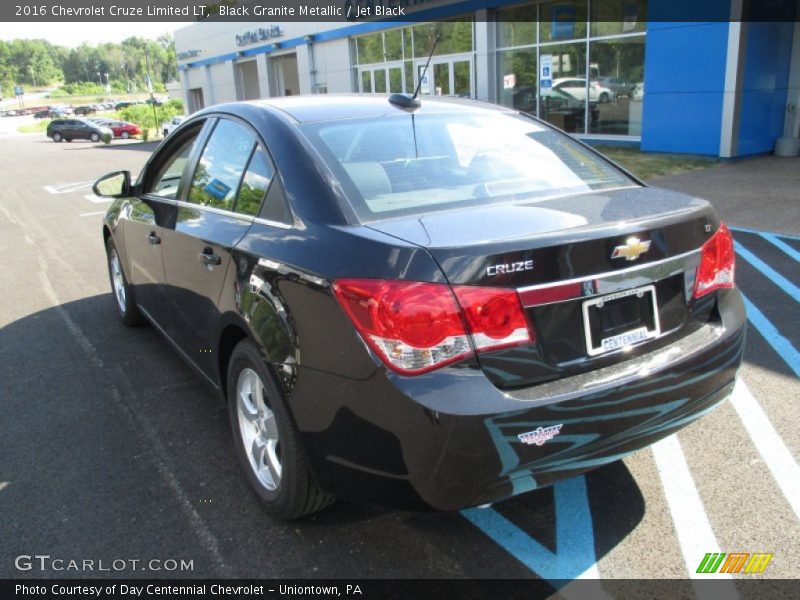 Black Granite Metallic / Jet Black 2016 Chevrolet Cruze Limited LT
