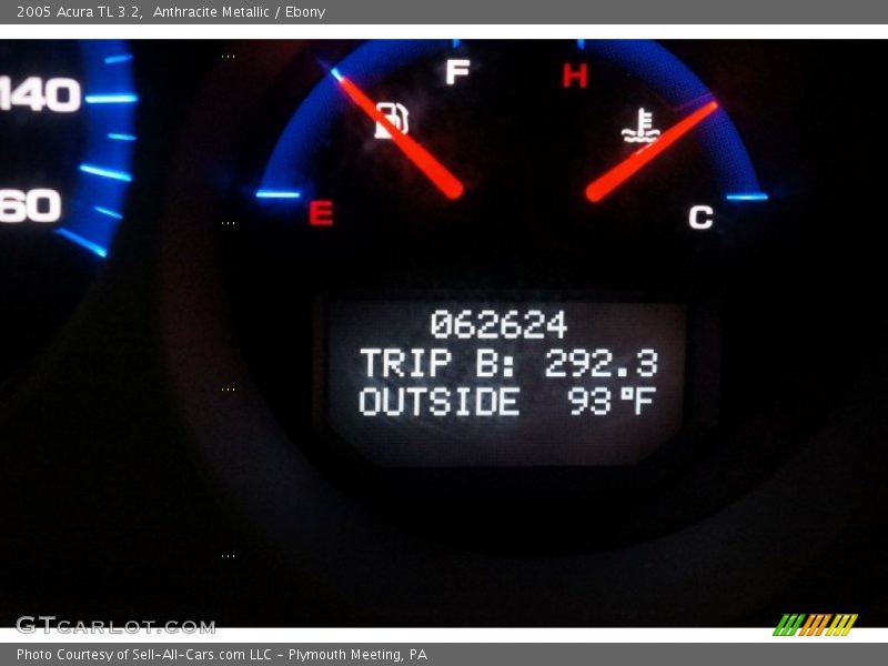 Anthracite Metallic / Ebony 2005 Acura TL 3.2