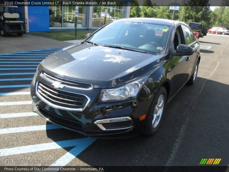 Black Granite Metallic / Jet Black 2016 Chevrolet Cruze Limited LT