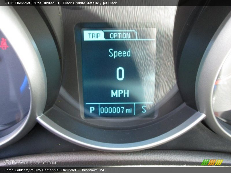 Black Granite Metallic / Jet Black 2016 Chevrolet Cruze Limited LT