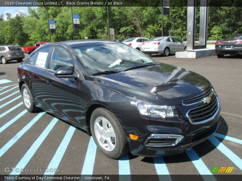 Black Granite Metallic / Jet Black 2016 Chevrolet Cruze Limited LT