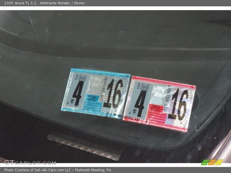 Anthracite Metallic / Ebony 2005 Acura TL 3.2
