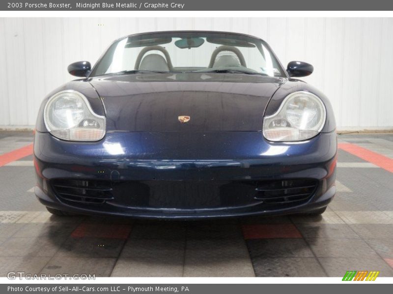 Midnight Blue Metallic / Graphite Grey 2003 Porsche Boxster