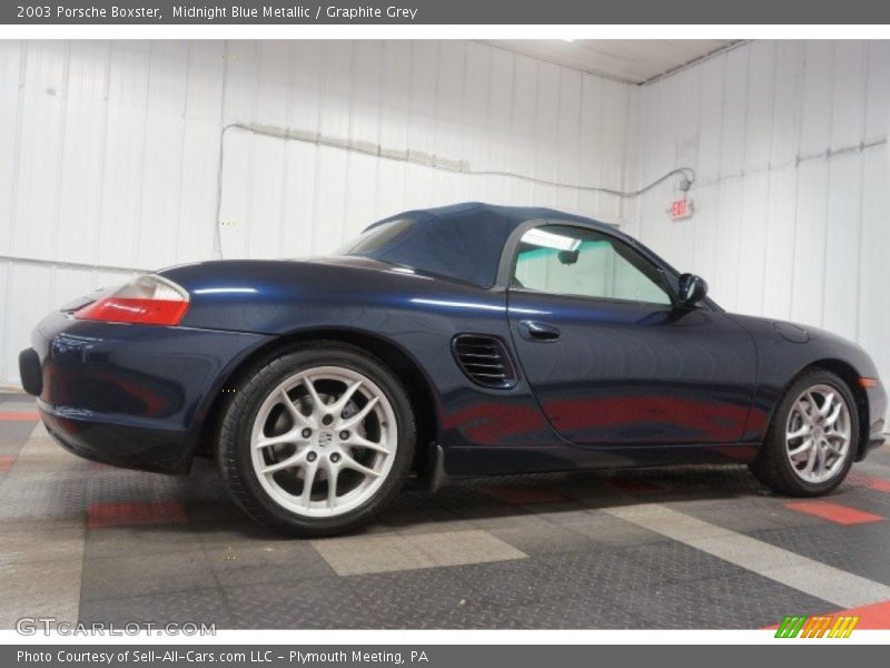 Midnight Blue Metallic / Graphite Grey 2003 Porsche Boxster