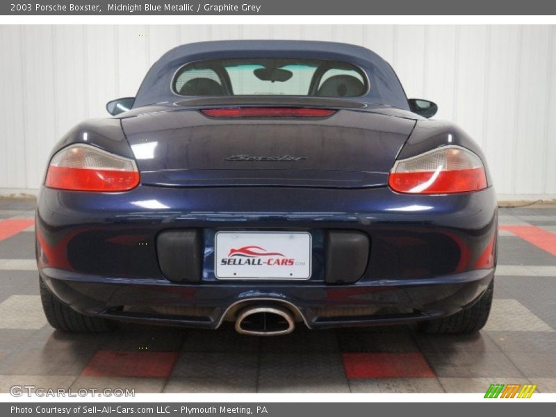 Midnight Blue Metallic / Graphite Grey 2003 Porsche Boxster