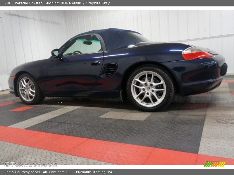 Midnight Blue Metallic / Graphite Grey 2003 Porsche Boxster