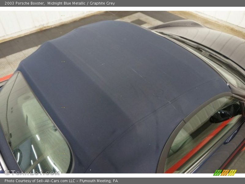 Midnight Blue Metallic / Graphite Grey 2003 Porsche Boxster