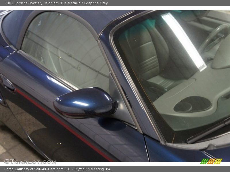 Midnight Blue Metallic / Graphite Grey 2003 Porsche Boxster