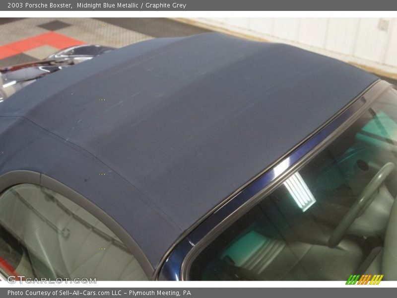 Midnight Blue Metallic / Graphite Grey 2003 Porsche Boxster