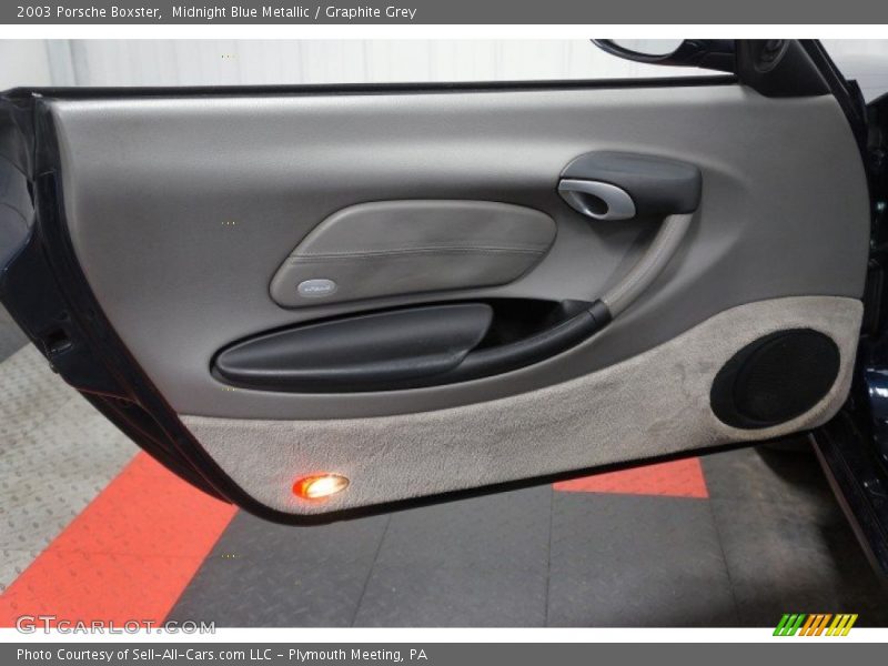 Midnight Blue Metallic / Graphite Grey 2003 Porsche Boxster