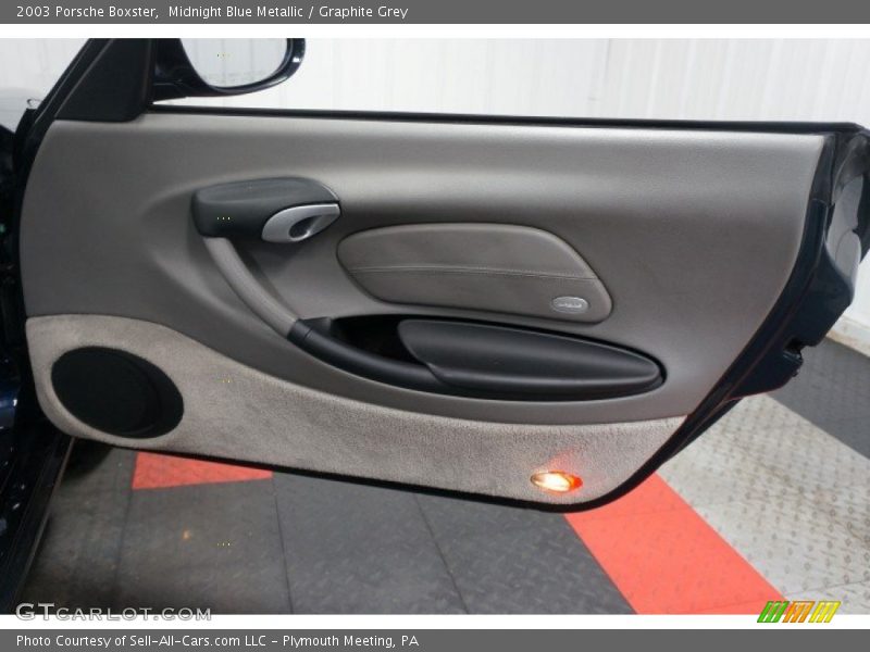 Midnight Blue Metallic / Graphite Grey 2003 Porsche Boxster