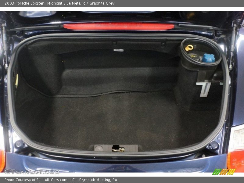 Midnight Blue Metallic / Graphite Grey 2003 Porsche Boxster