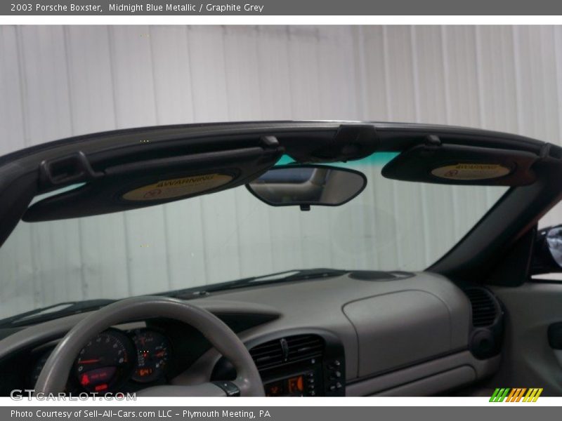Midnight Blue Metallic / Graphite Grey 2003 Porsche Boxster