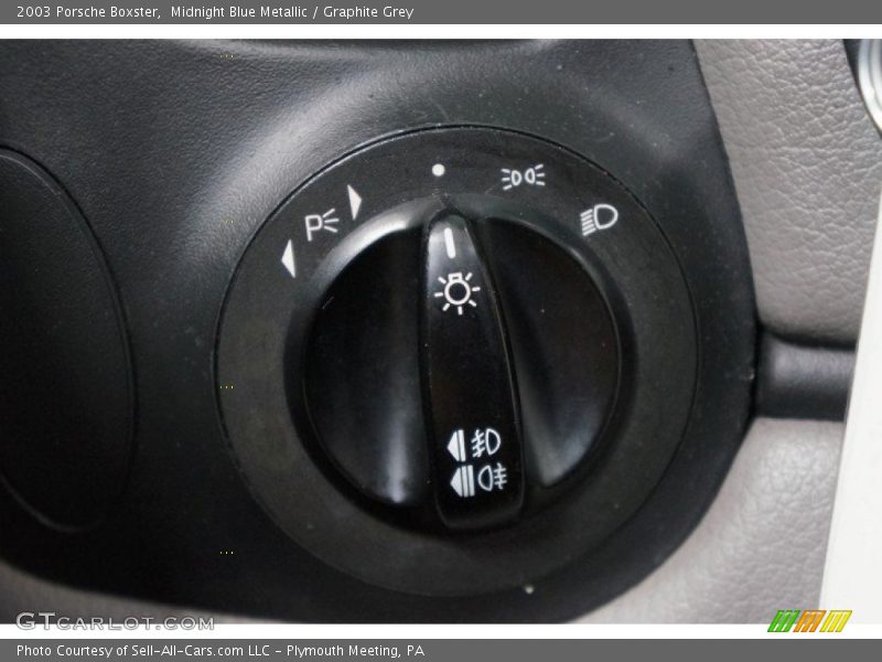 Midnight Blue Metallic / Graphite Grey 2003 Porsche Boxster