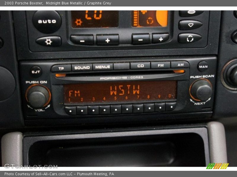 Midnight Blue Metallic / Graphite Grey 2003 Porsche Boxster