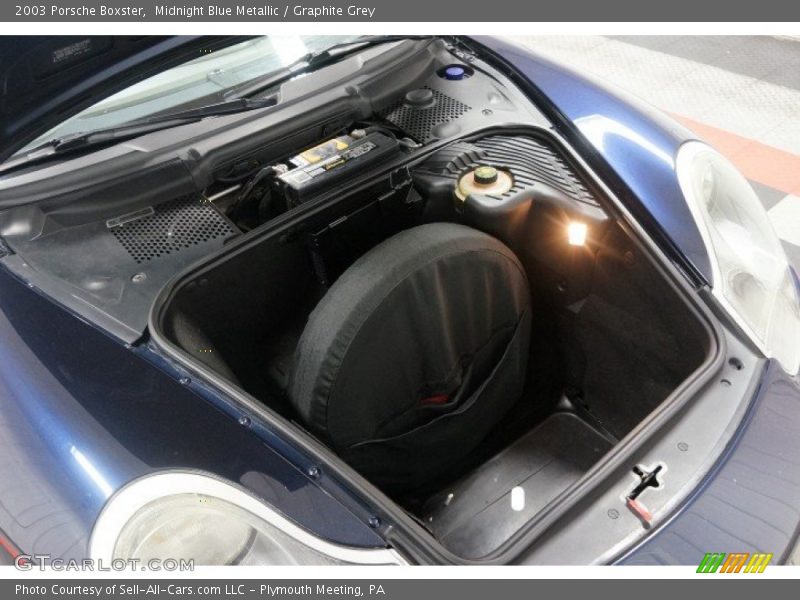 Midnight Blue Metallic / Graphite Grey 2003 Porsche Boxster