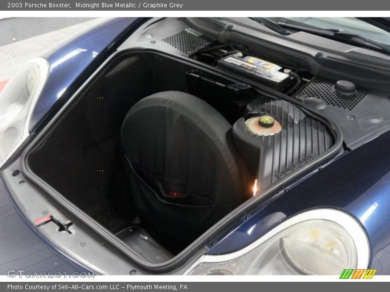 Midnight Blue Metallic / Graphite Grey 2003 Porsche Boxster