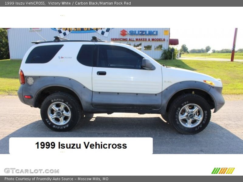 Victory White / Carbon Black/Martian Rock Red 1999 Isuzu VehiCROSS