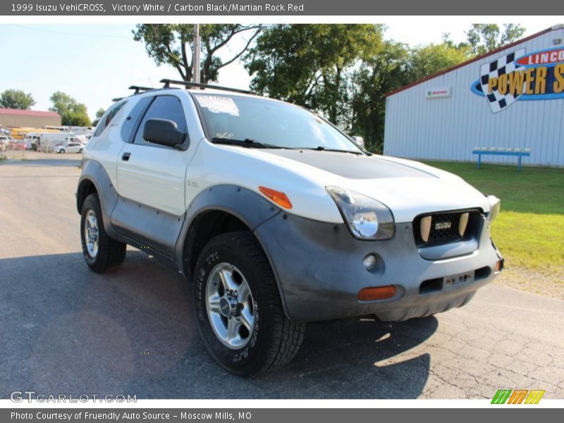 Victory White / Carbon Black/Martian Rock Red 1999 Isuzu VehiCROSS